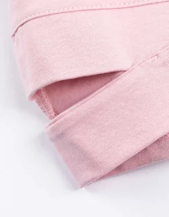Cropped shirt - Cut-outs - roze