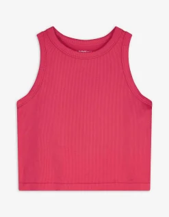 Cropped top - Naadloos - pink