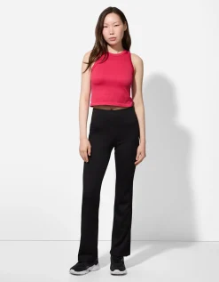 Cropped top - Naadloos - pink