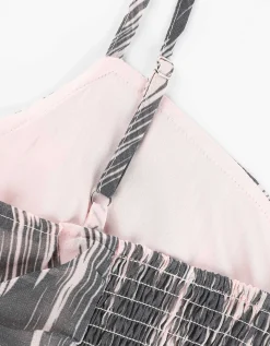 Cropped top - Slim fit - donkergrijs
