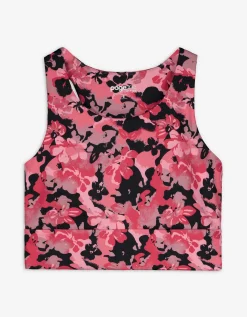 Cropped top - Zachte touch - donkerrood