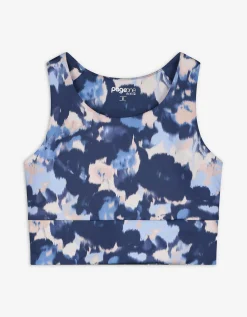 Cropped top - Zachte touch - lichtblauw