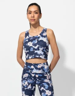 Cropped top - Zachte touch - lichtblauw