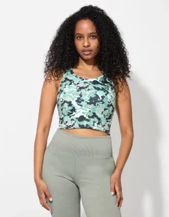 Cropped top - Zachte touch - lichtgroen