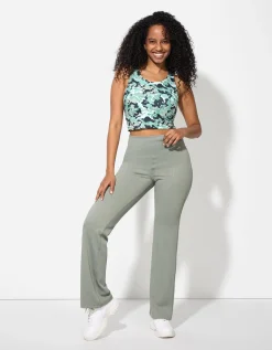 Cropped top - Zachte touch - lichtgroen
