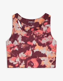 Cropped top - Zachte touch - lichtrood
