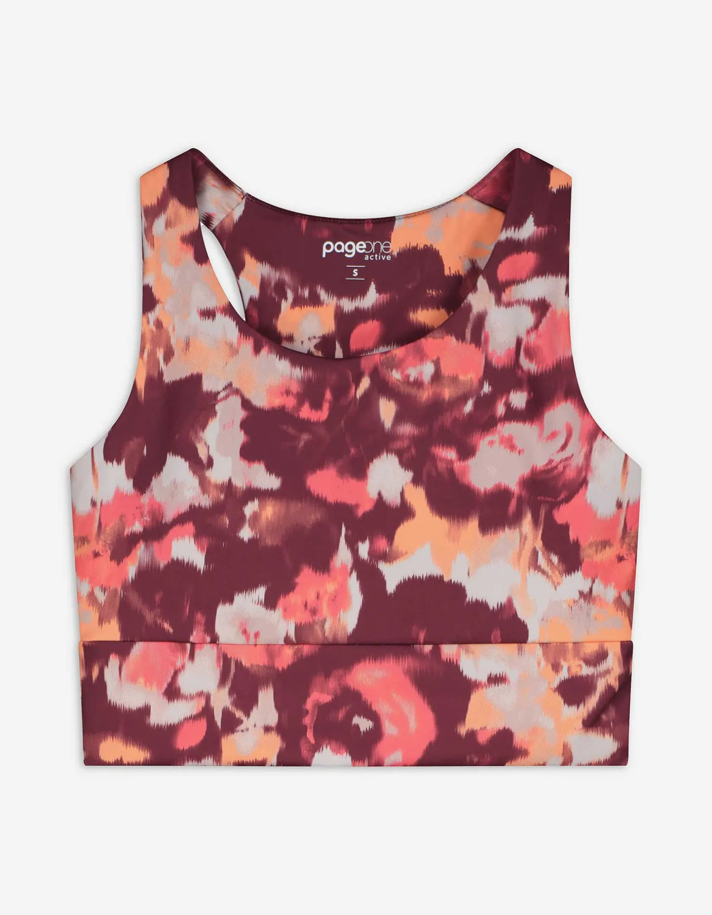 Cropped top - Zachte touch - lichtrood