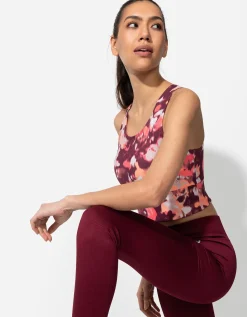 Cropped top - Zachte touch - lichtrood