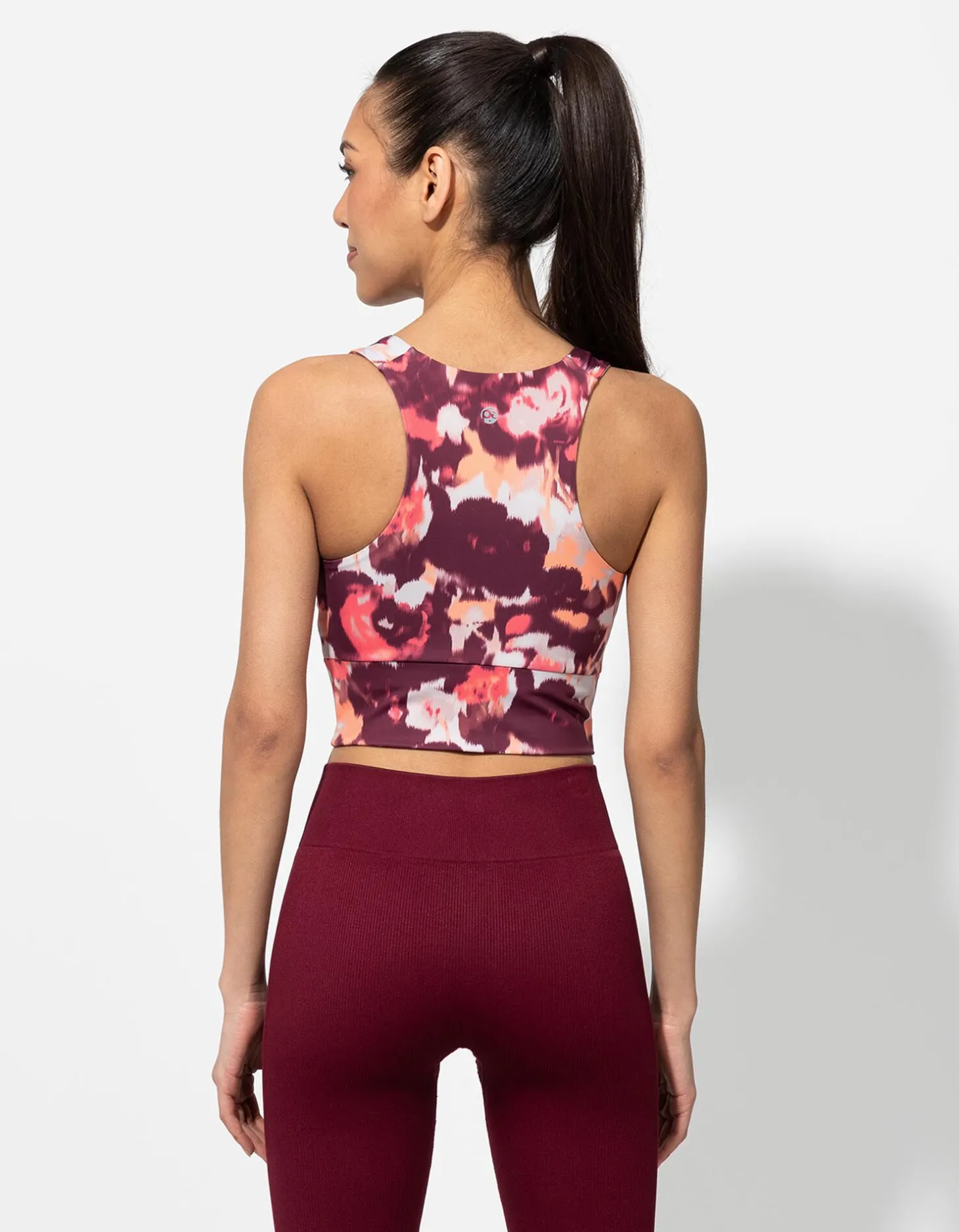 Cropped top - Zachte touch - lichtrood