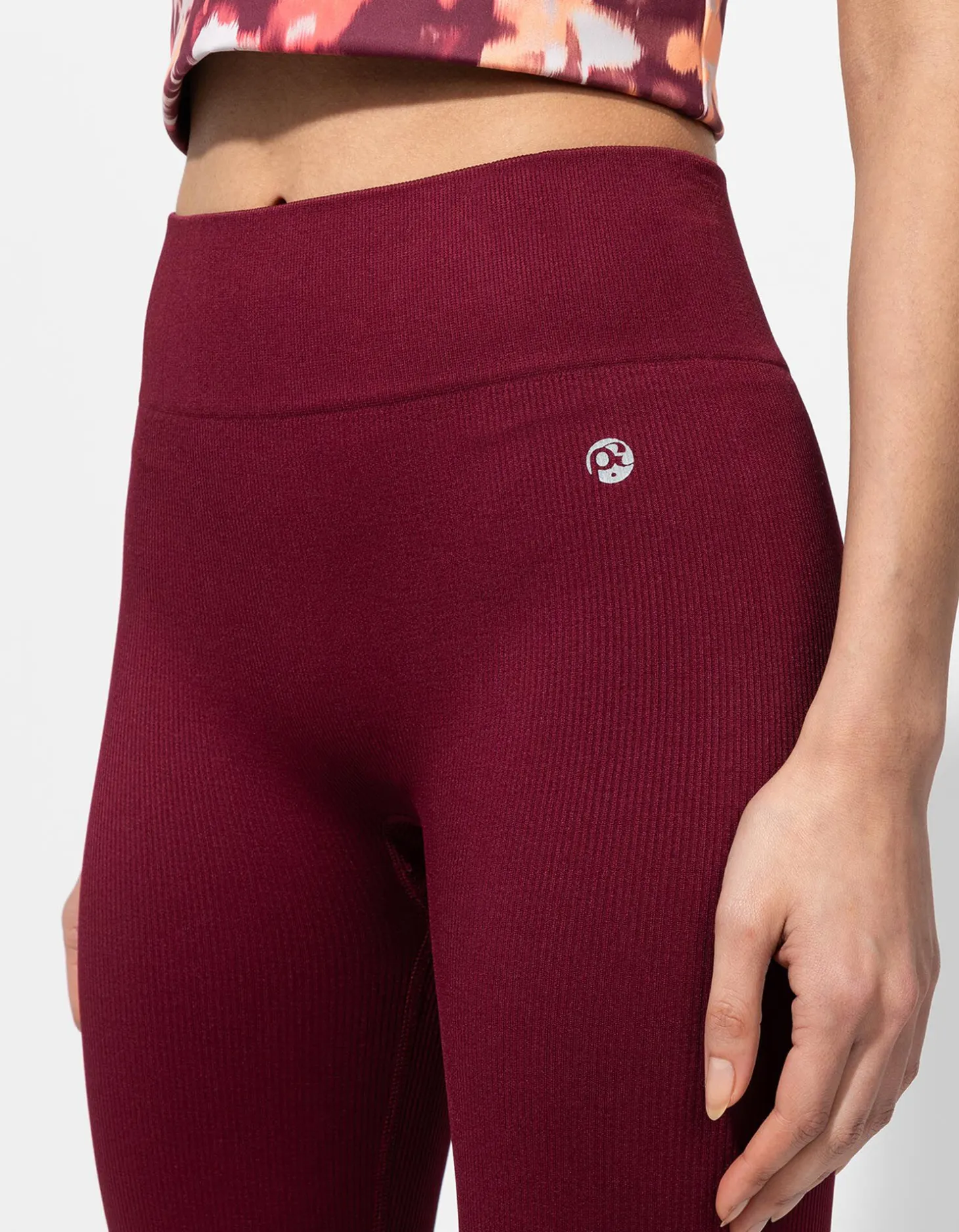 Cropped top - Zachte touch - lichtrood