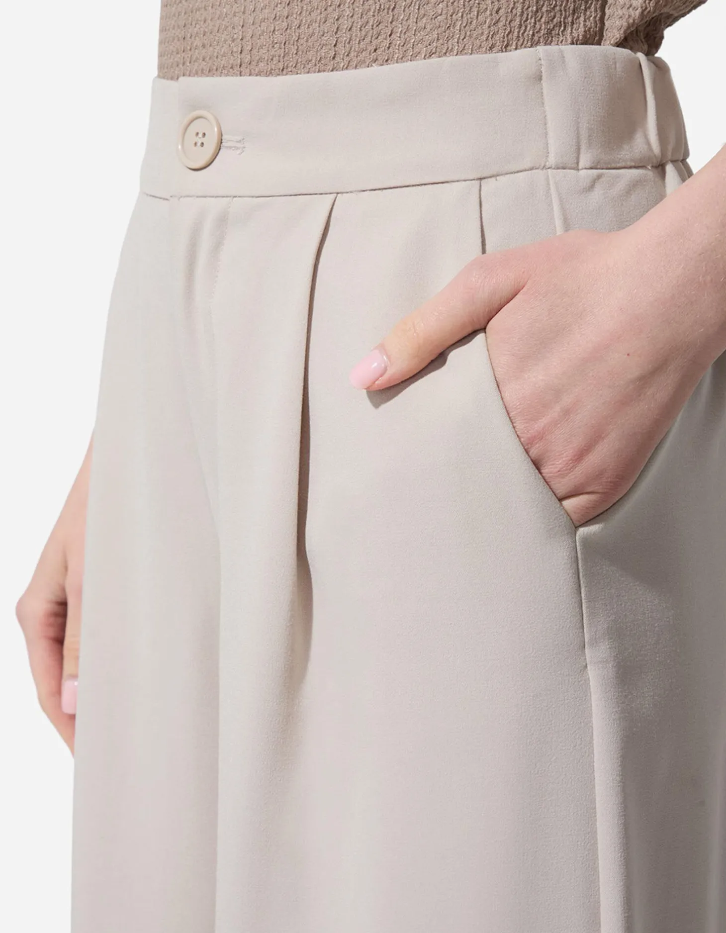 Culotte - Effen - lichtgrijs