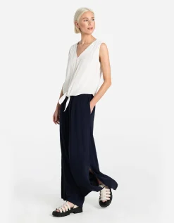 Culotte - LENZING&trade; ECOVERO&trade; - donkerblauw