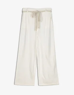 Culotte - Linnenmix - wit