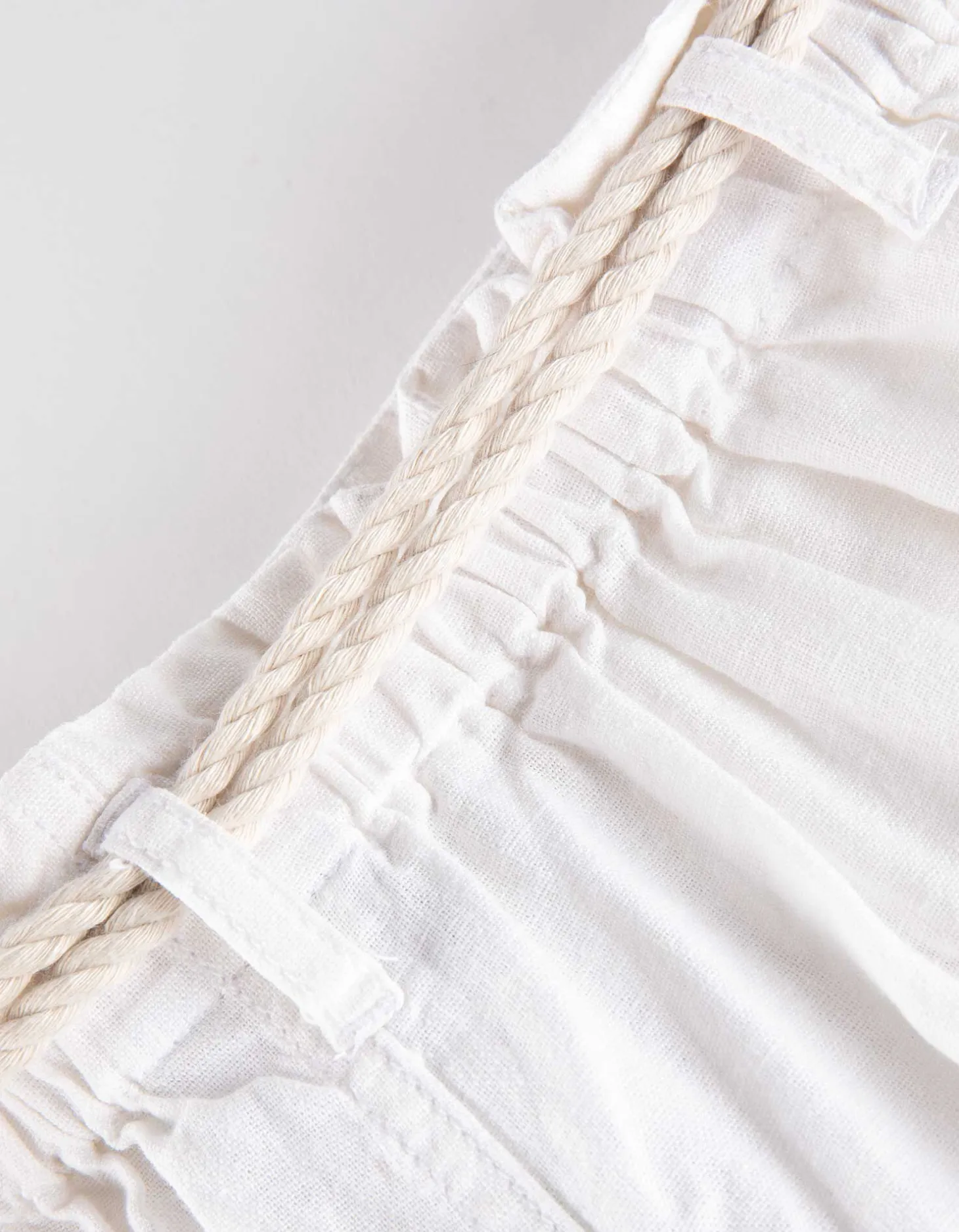 Culotte - Linnenmix - wit