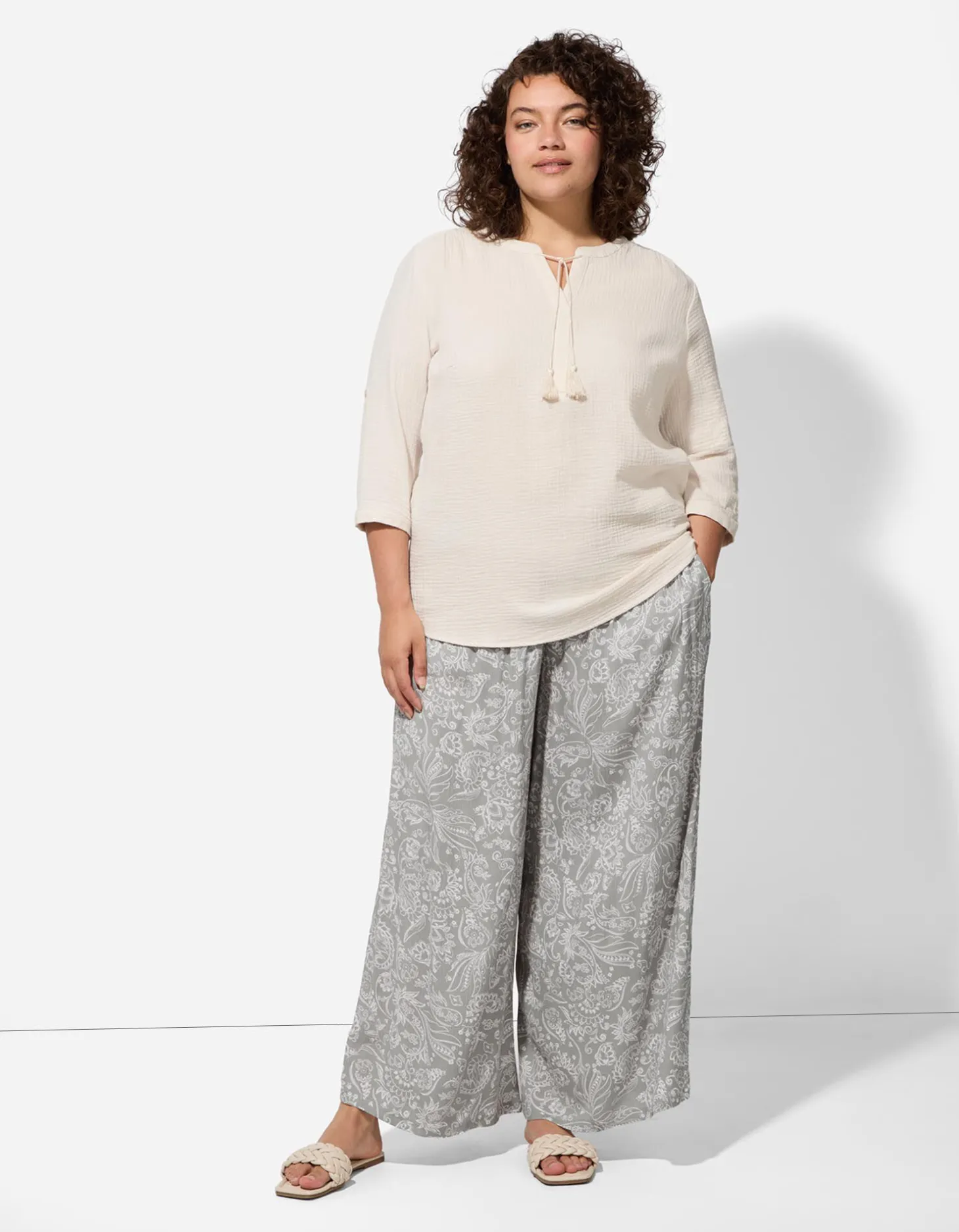 Culotte - Motief all-over - lichtgroen