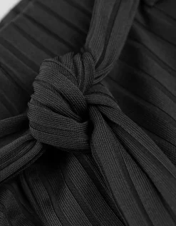 Culotte - Strikceintuur - donkergrijs