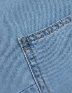 Denim overhemd - Knoopsluiting - lichtblauw
