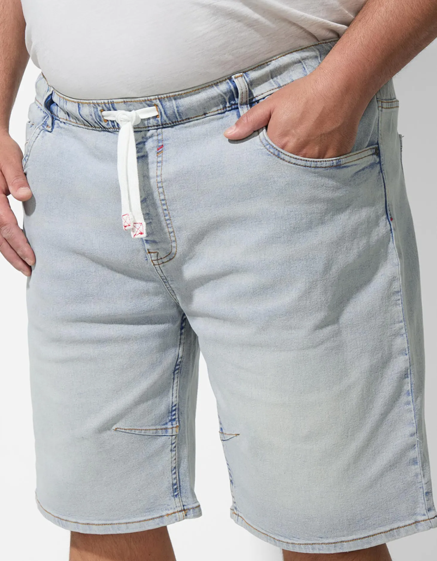 Denim short - lichtblauw