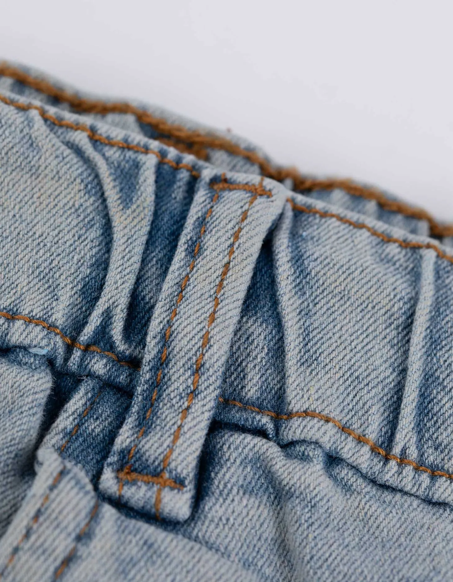 Denim short - lichtblauw