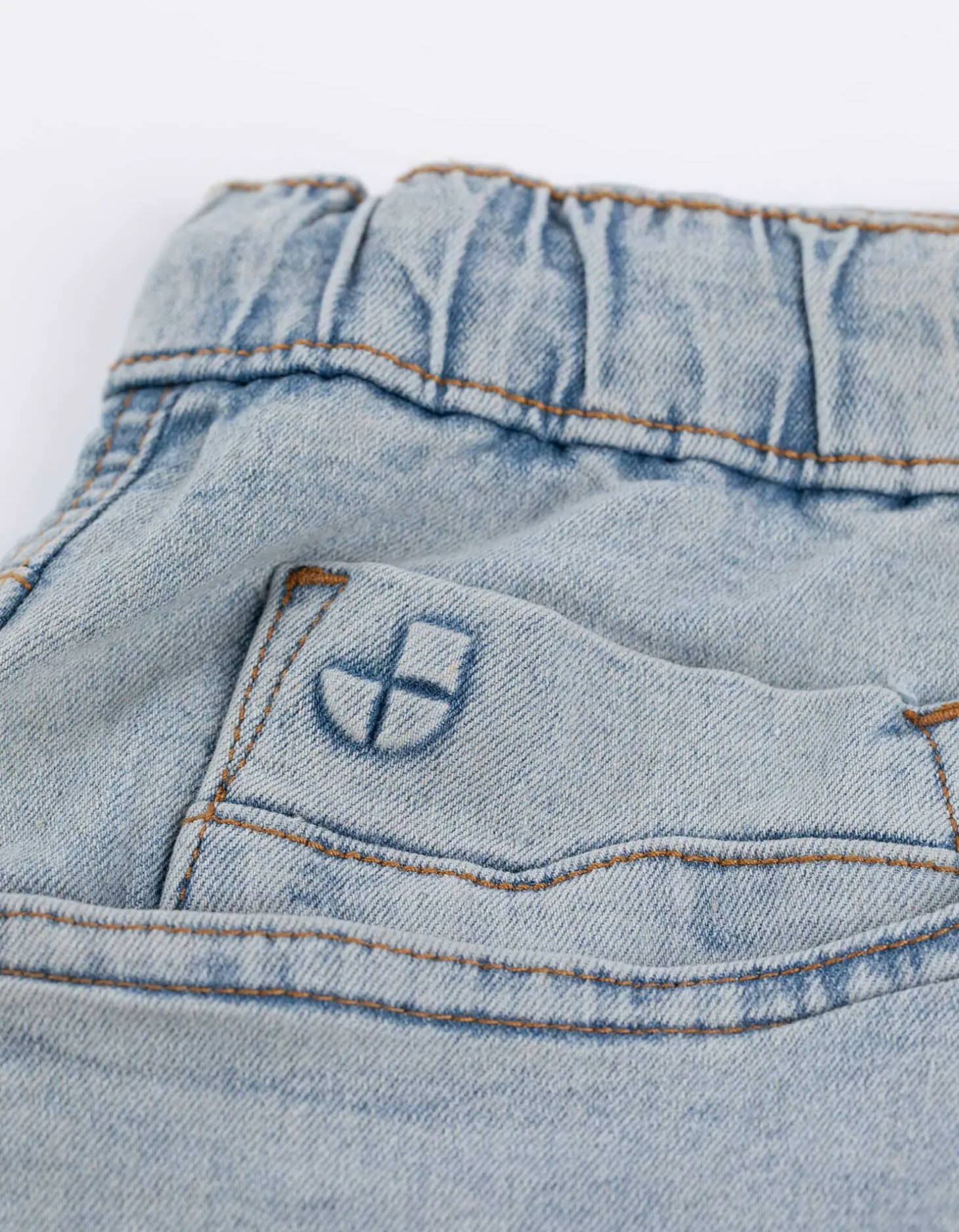 Denim short - lichtblauw
