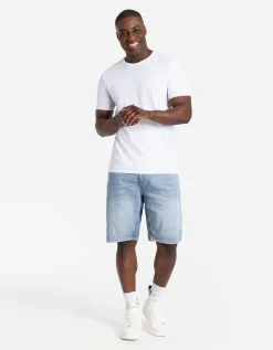 Denim short - lichtblauw