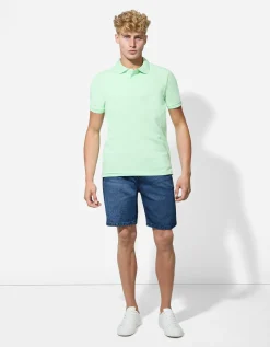 Denim short - Straight fit - blauw