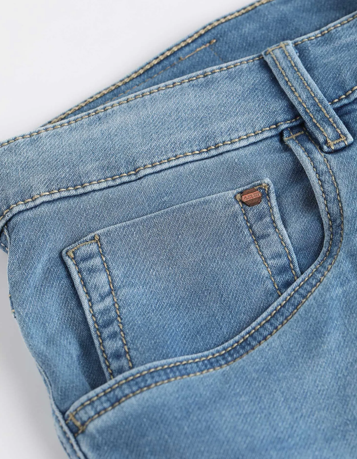 Denim short - Vaste pijpomslag - blauw