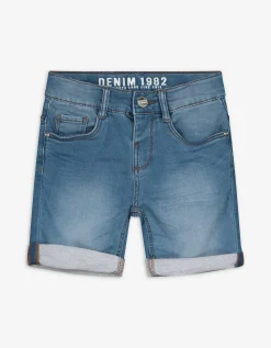 Denim short - Verstelbare zoom - lichtblauw