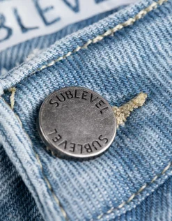 Denim short - Wide leg - lichtblauw