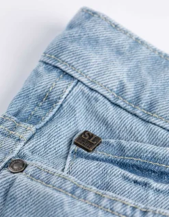 Denim short - Wide leg - lichtblauw
