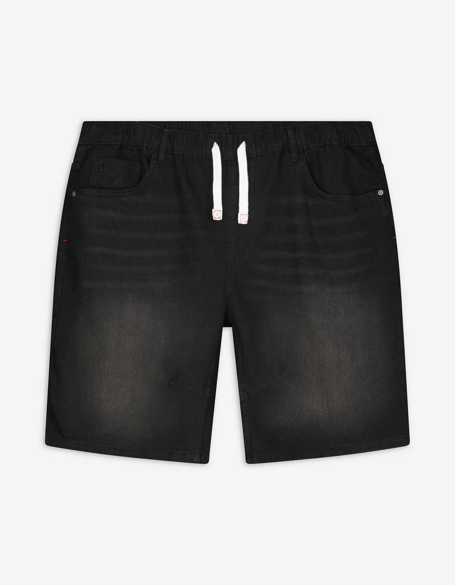 Denim short - zwart
