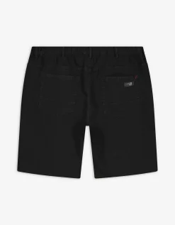 Denim short - zwart