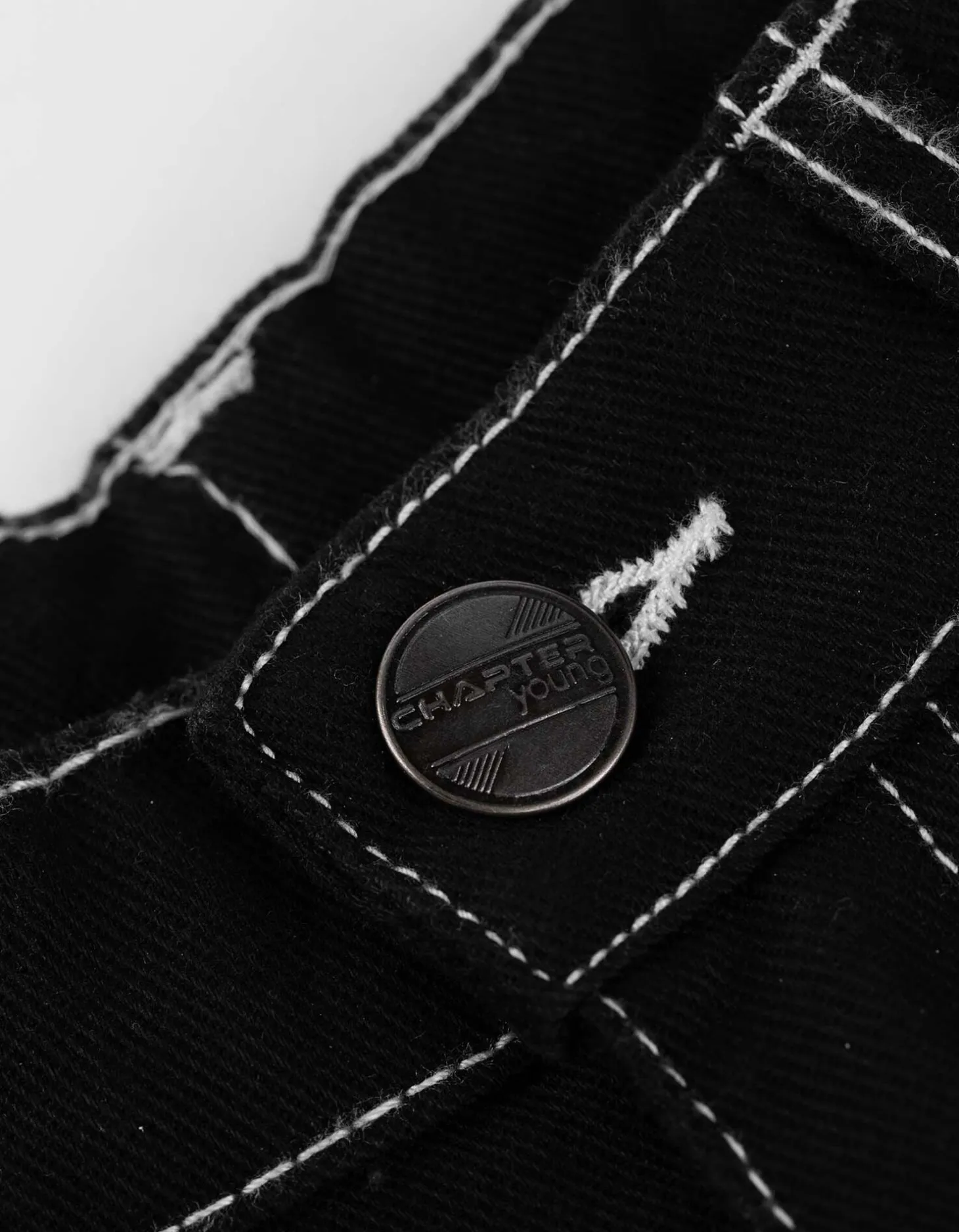 Denim short - zwart denim - zwart