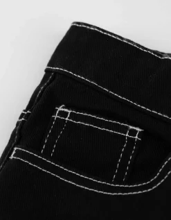 Denim short - zwart denim - zwart