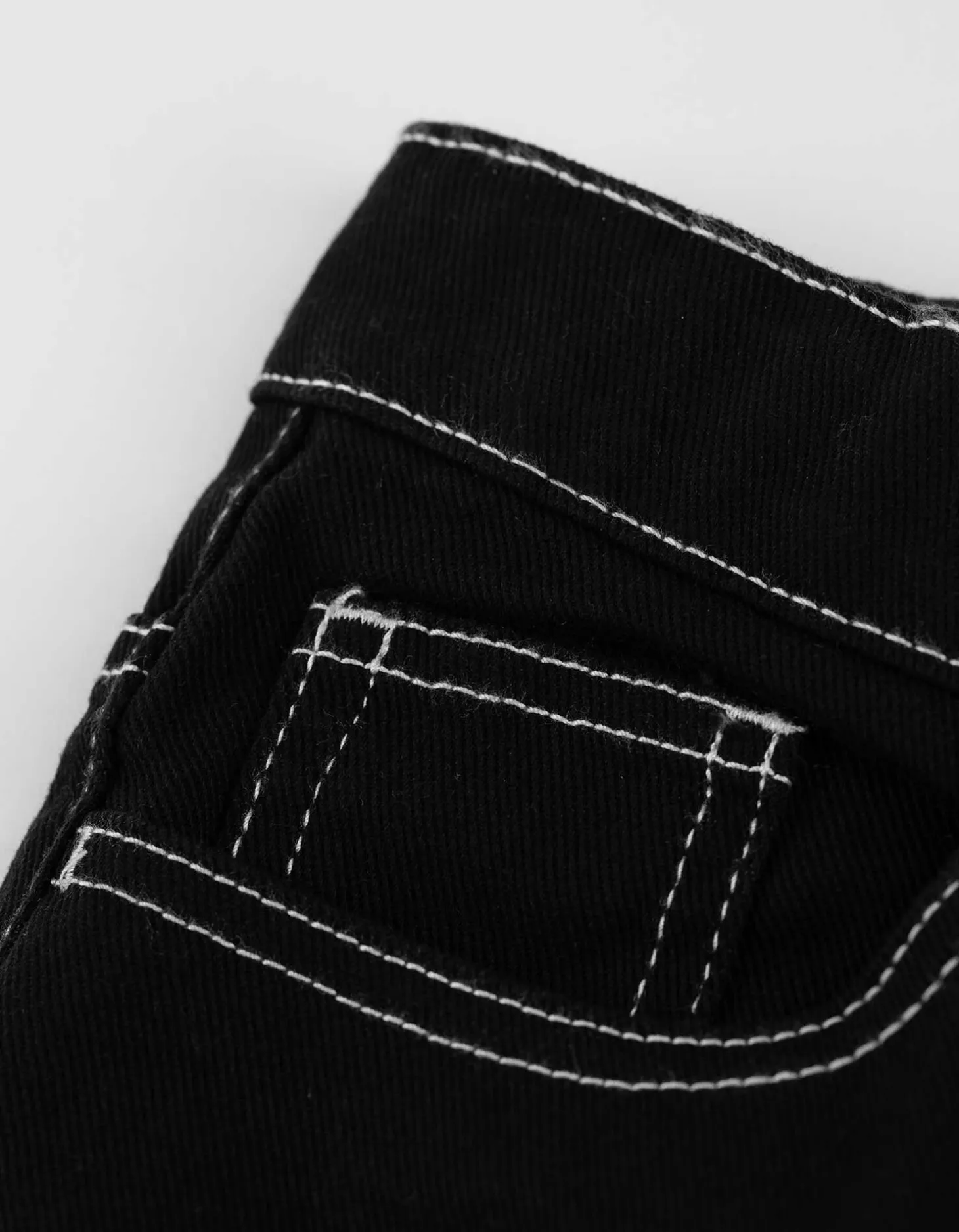 Denim short - zwart denim - zwart