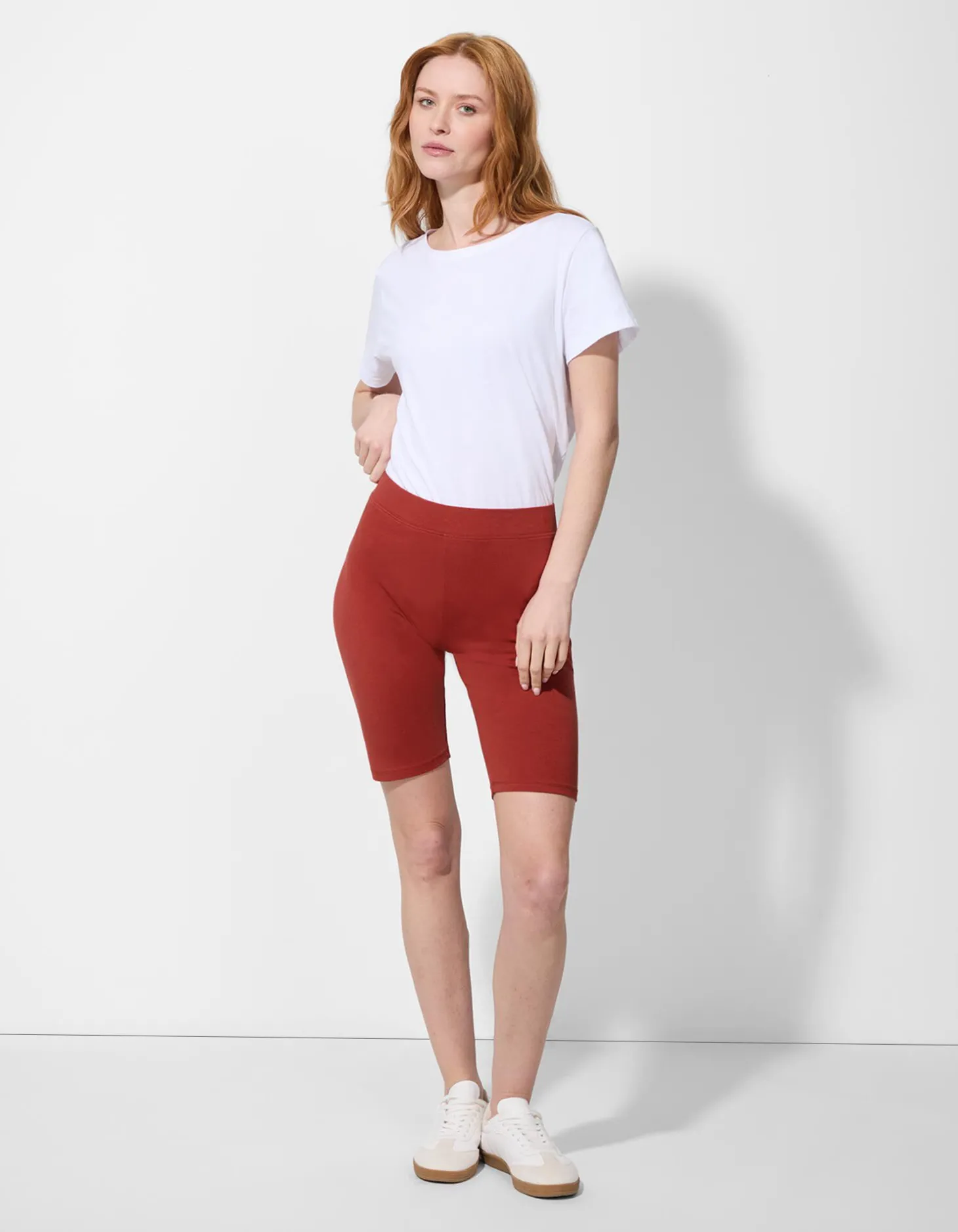 Fietsbroek - Effen - donkerrood