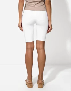 Fietsbroek - Elastische band - wit
