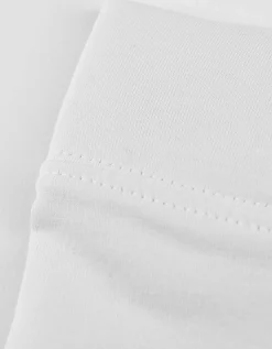 Fietsbroek - Elastische band - wit