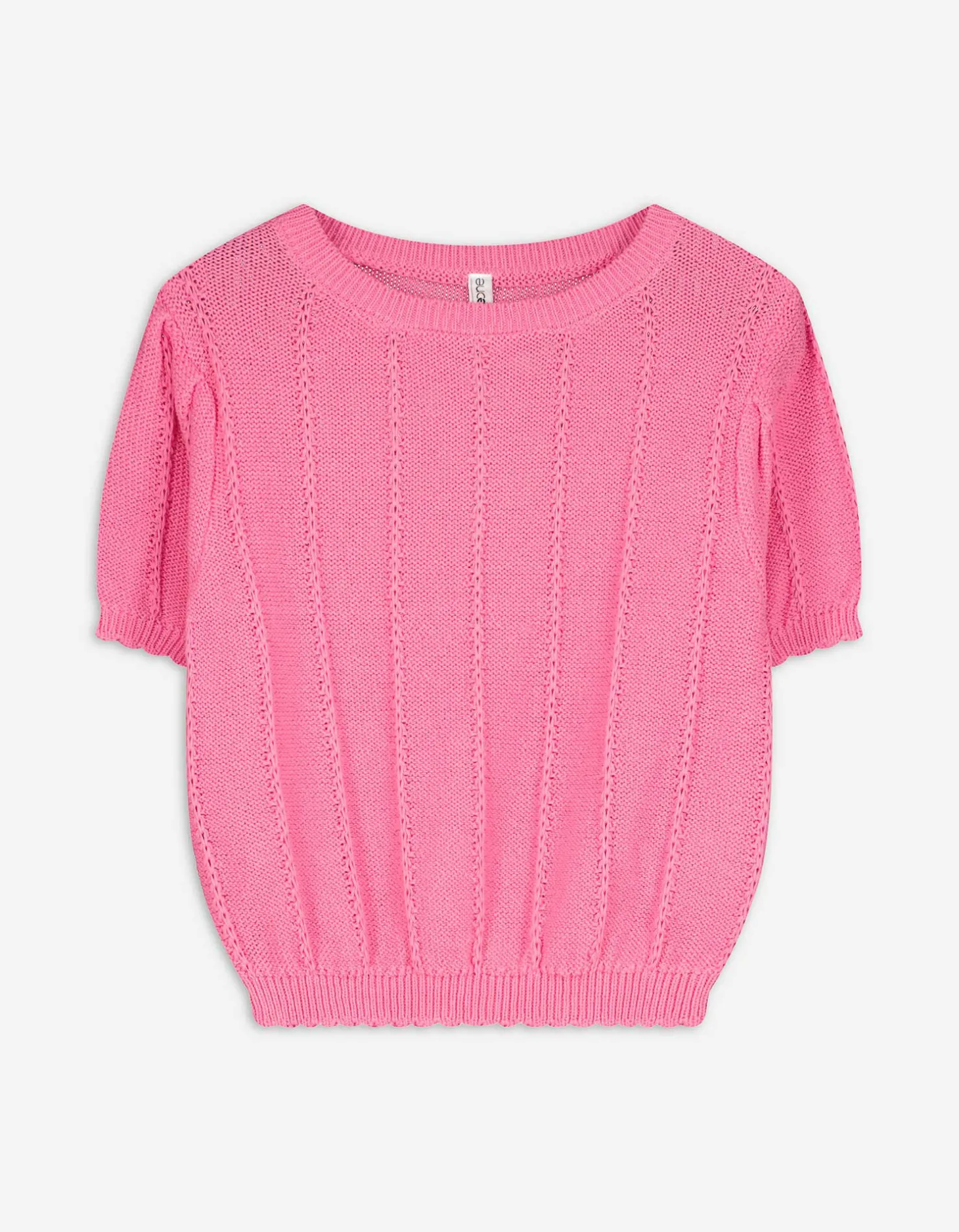 Gebreid overhemd - Breigoed - pink