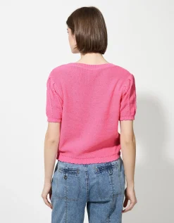 Gebreid overhemd - Breigoed - pink
