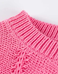 Gebreid overhemd - Breigoed - pink