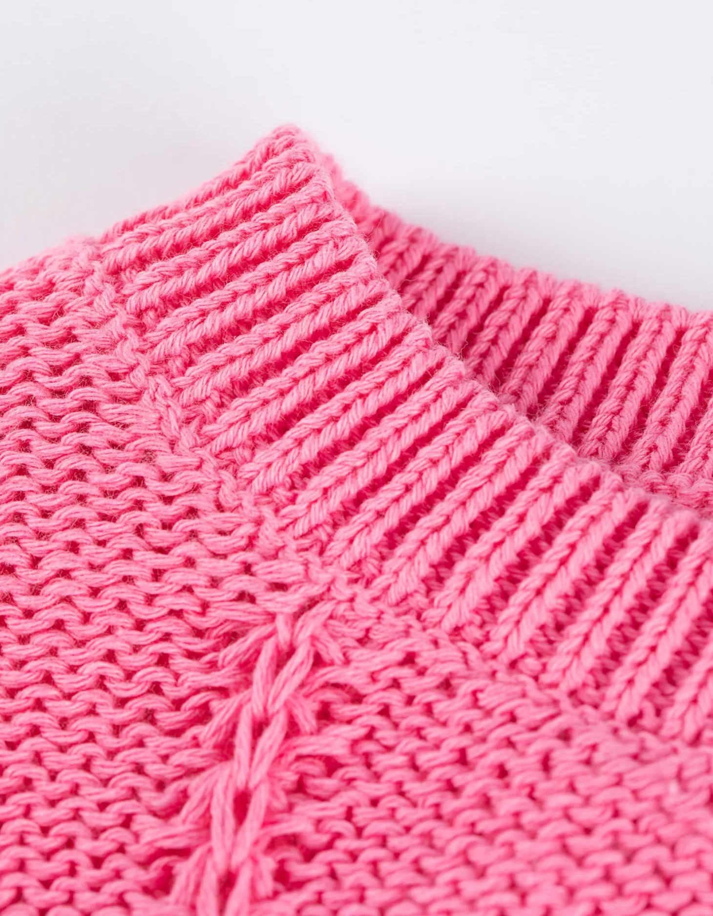 Gebreid overhemd - Breigoed - pink