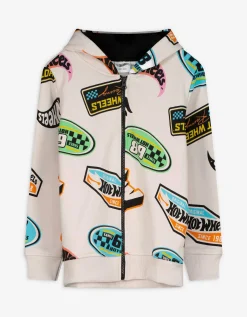 Gebreid vest - Hot Wheels - wit