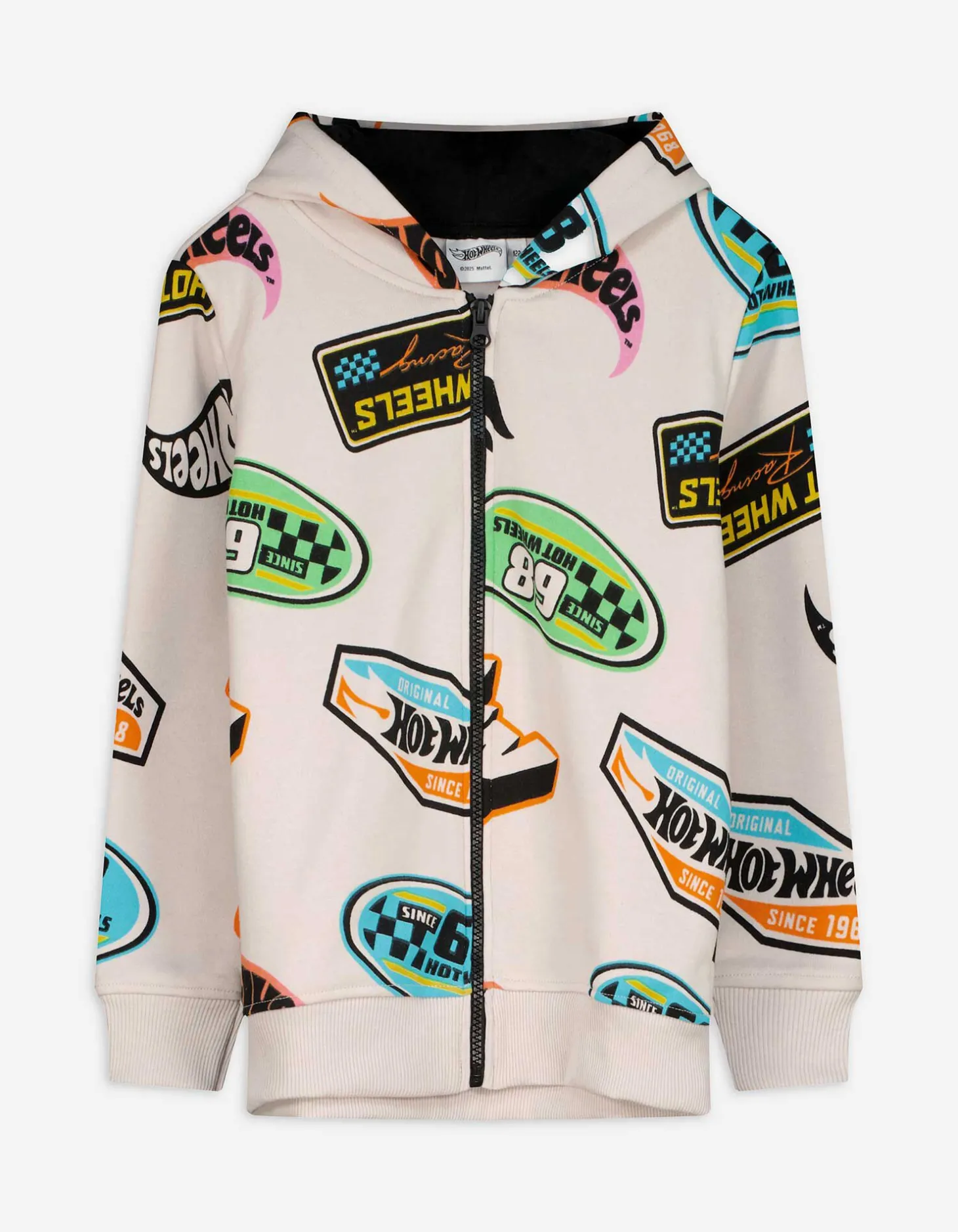 Gebreid vest - Hot Wheels - wit