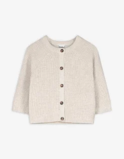 Gebreid vest - Katoen - beige
