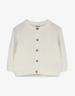 Gebreid vest - Katoen - wit
