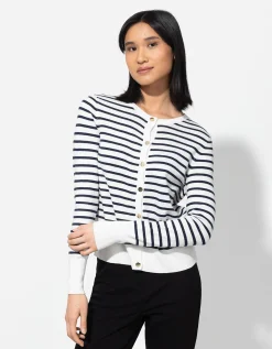 Gebreid vest - Viscosemix - wit