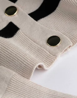 Gebreid vest - Viscosemix - beige
