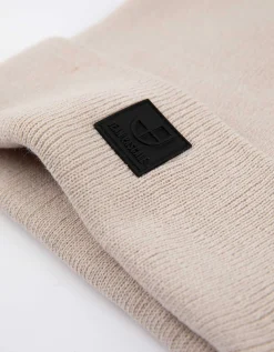 Gebreide muts - Omslag - beige