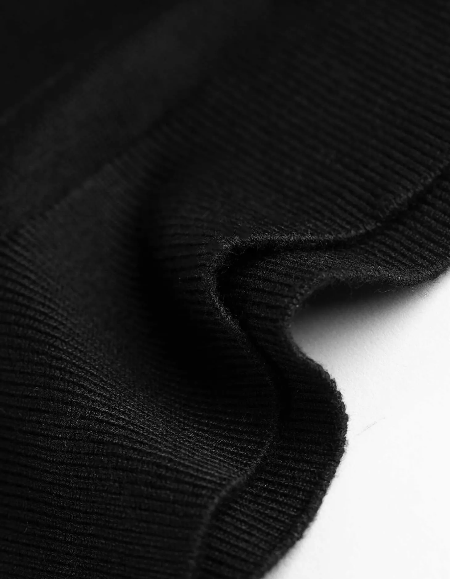 Gebreide top - Viscosemix - zwart